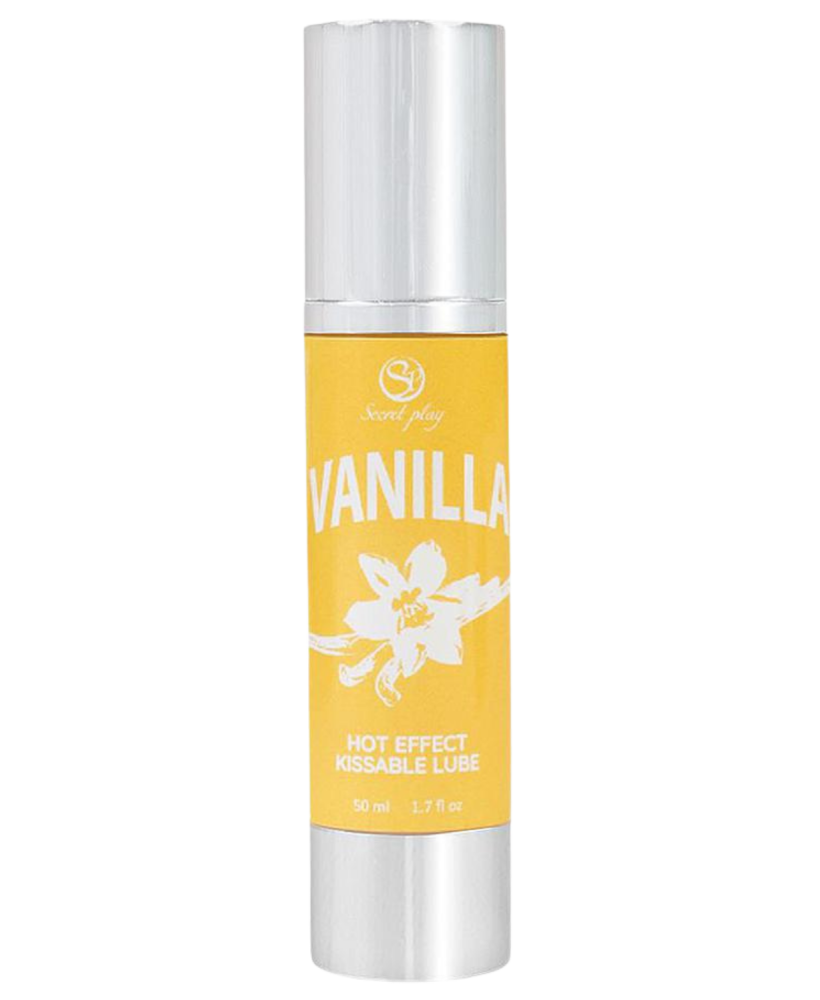 2 en 1 Lubrifiant et huile de massage vanille chauffant
